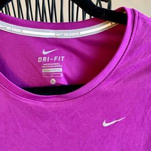 Purple Nike Dry Fit t-shirt